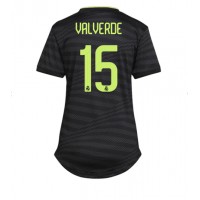Dres Real Madrid Federico Valverde #15 Rezervni za Žensko 2022-23 Kratak Rukav